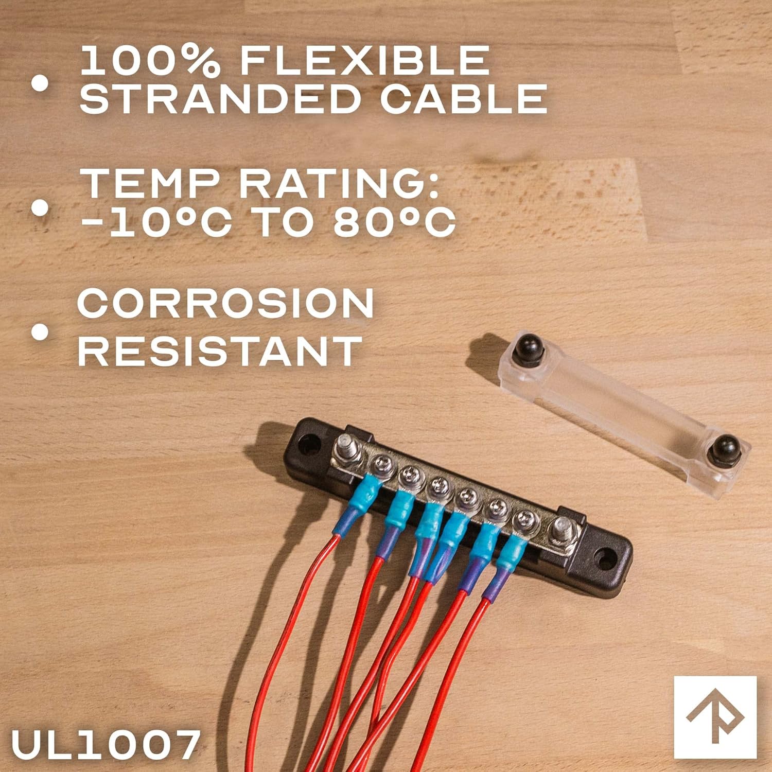 16GA Gauge 300V Tinned Copper UL1007 Single Conductor, Multi Stranded Hook Up Wire - (100' ft, Black)