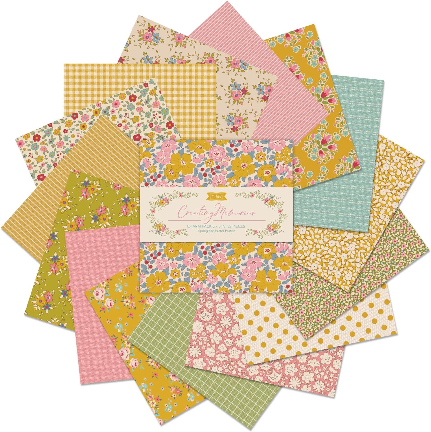 Creating Memories Spring 5-Inch Charm Pack by Tilda