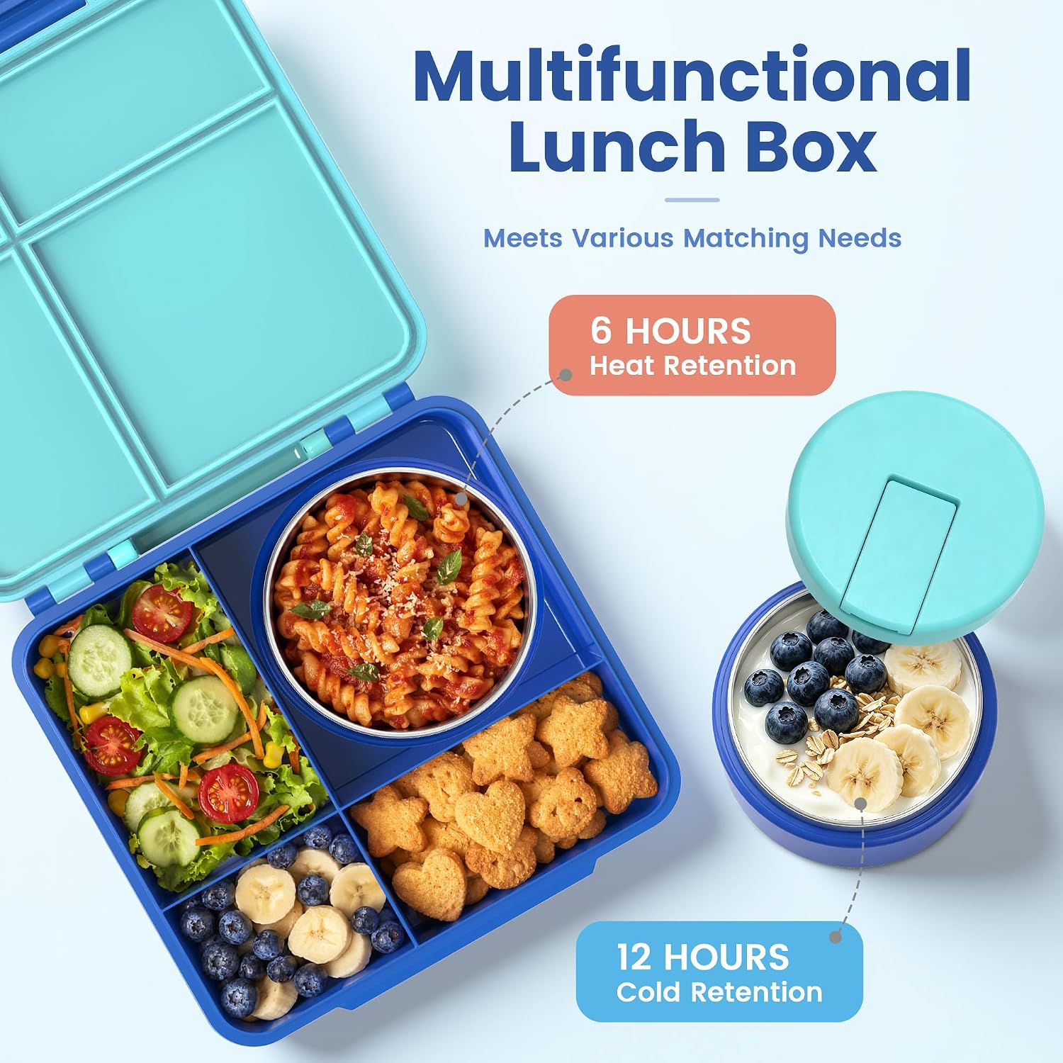 Lohasok Bento Lunch Box Kids 8oz
