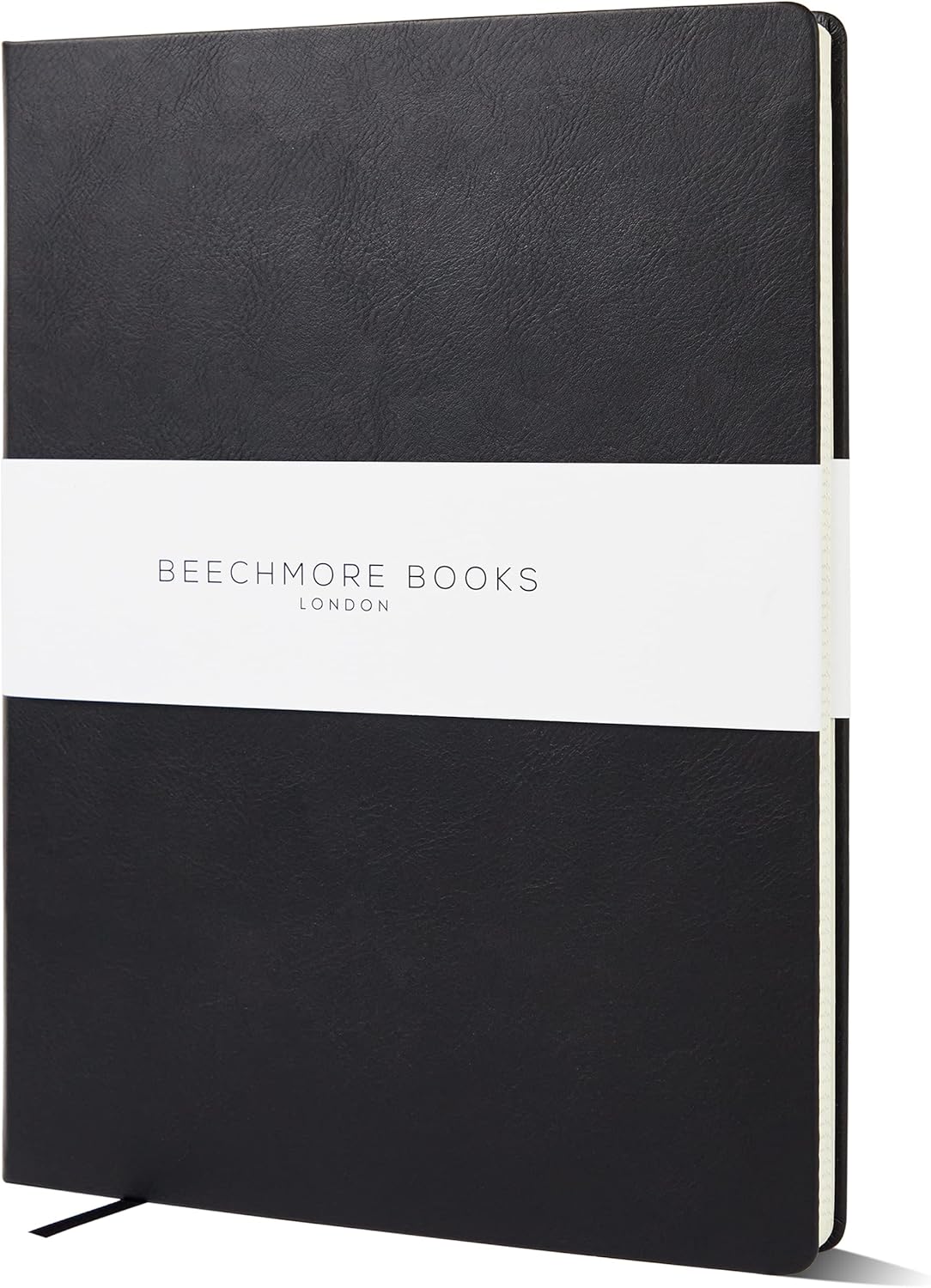Beechmore Books Lined Journal Notebook, 8.5 x 11.5 inch, A4 160 Lined Pages, Hardcover Leather Journals for Women Men