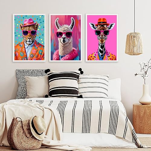 Vista 17 de cupmod Paquete de 6 kits de pintura por números para adultos principiantes, número bohemio acrílico fácil, números de acuarela sobre lienzo sin