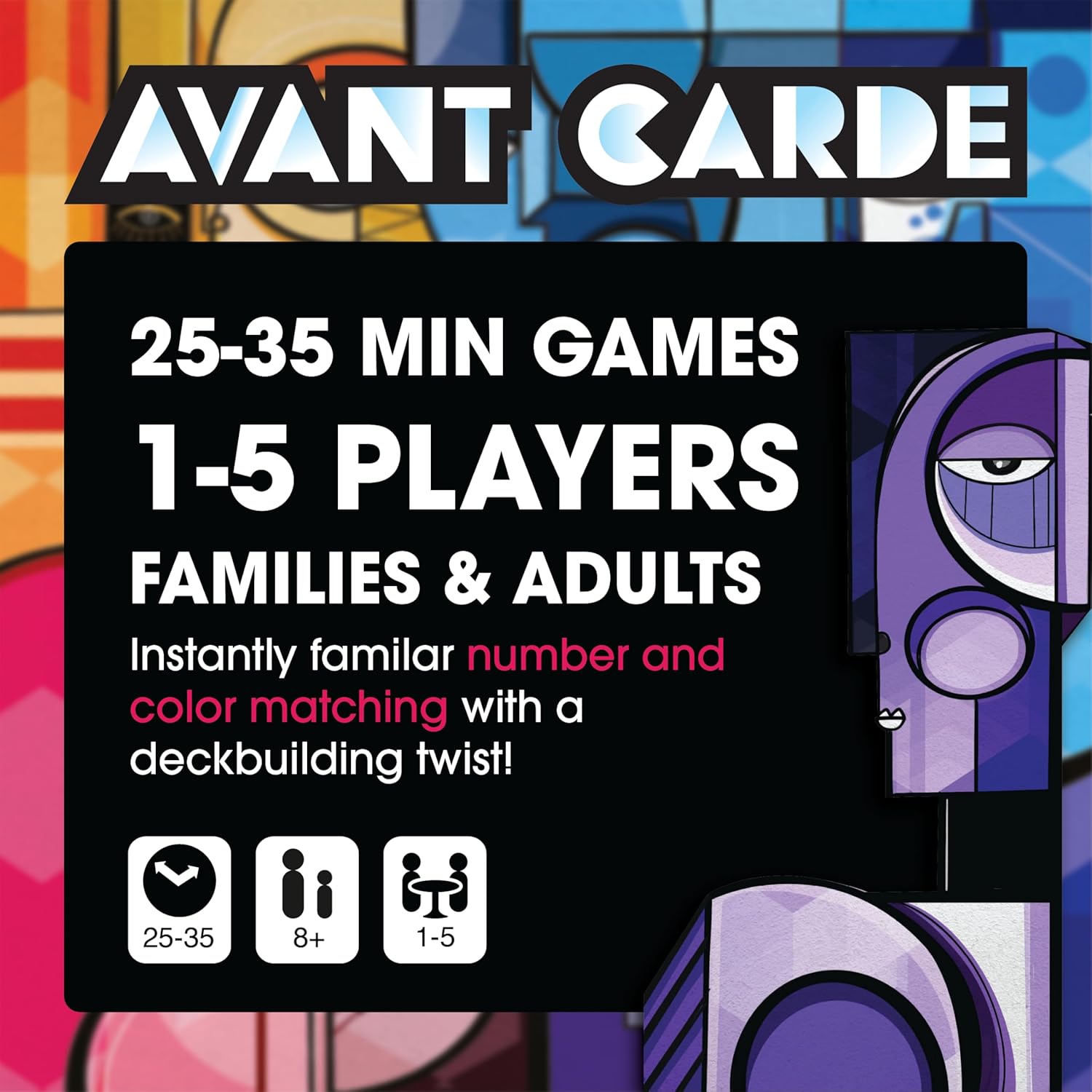 ResonymによるAvant Carde - ボードゲーム - アバンギャルドアートコレクションのデッキビルディングゲーム - 対  【ゲーム紹介】『ART OF WAR』｜6種類のカードで互いにデッキを組む2人用カードゲーム【No.039】 - コバのボドゲ棚 たなおろし