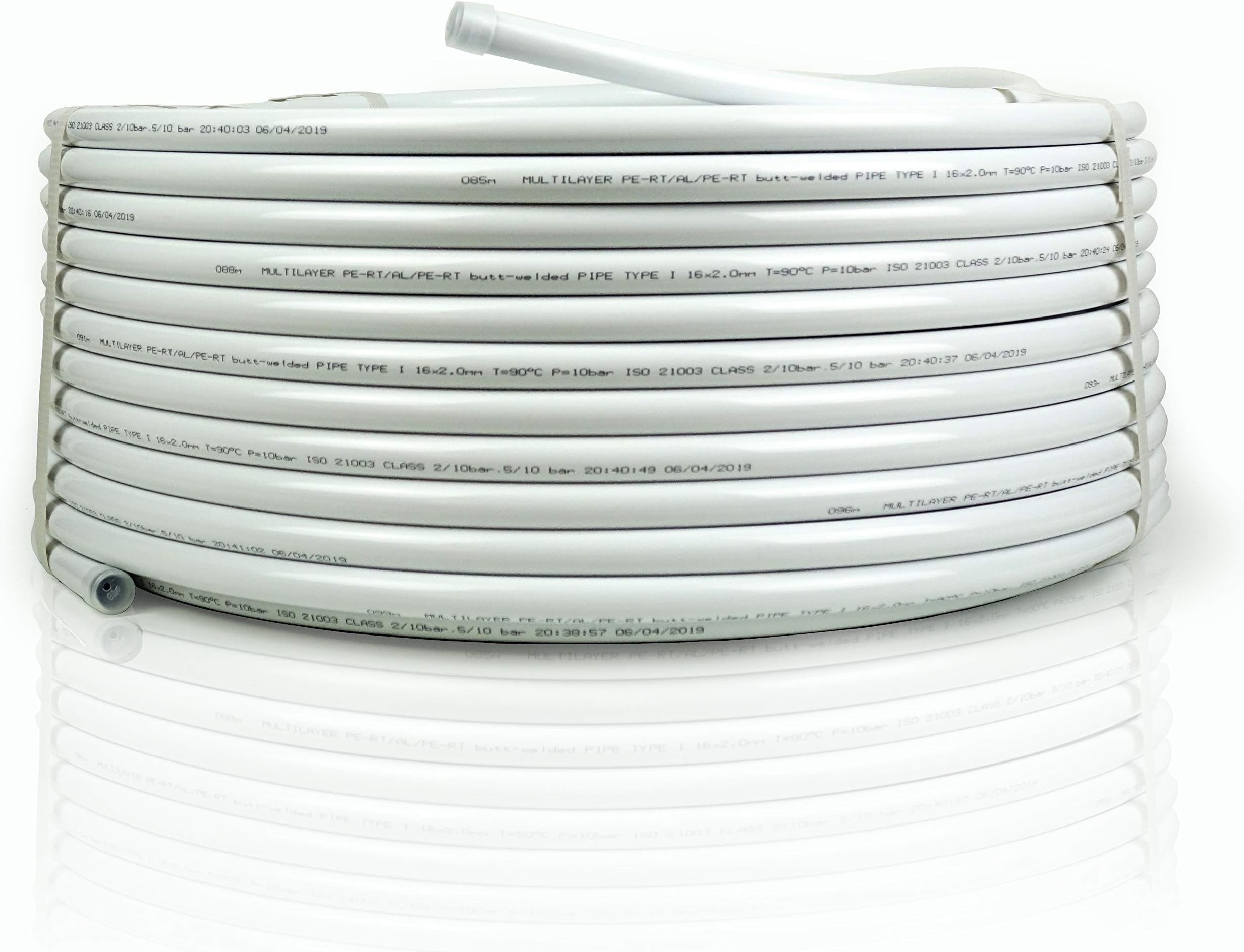 100 Meter Coil Underfloor Heating 16mm Barrier PE-RT-AL-PE-RT Pipe