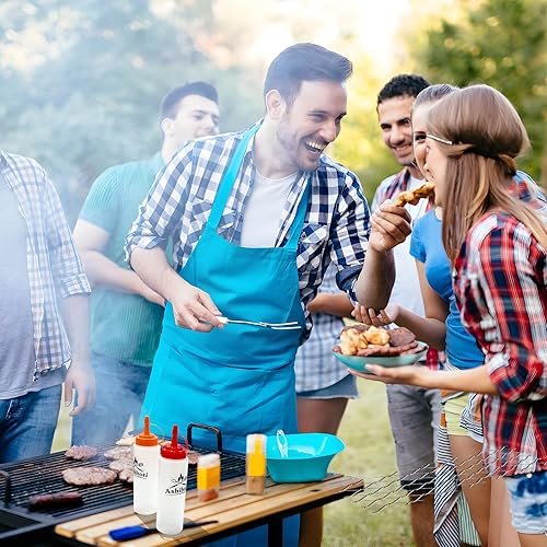 Miniatura 7 de Juego de 20 herramientas de barbacoa de acero inoxidable para Blackstone con espátula para parrilla, funda de hilvanado, bolsa de transporte para