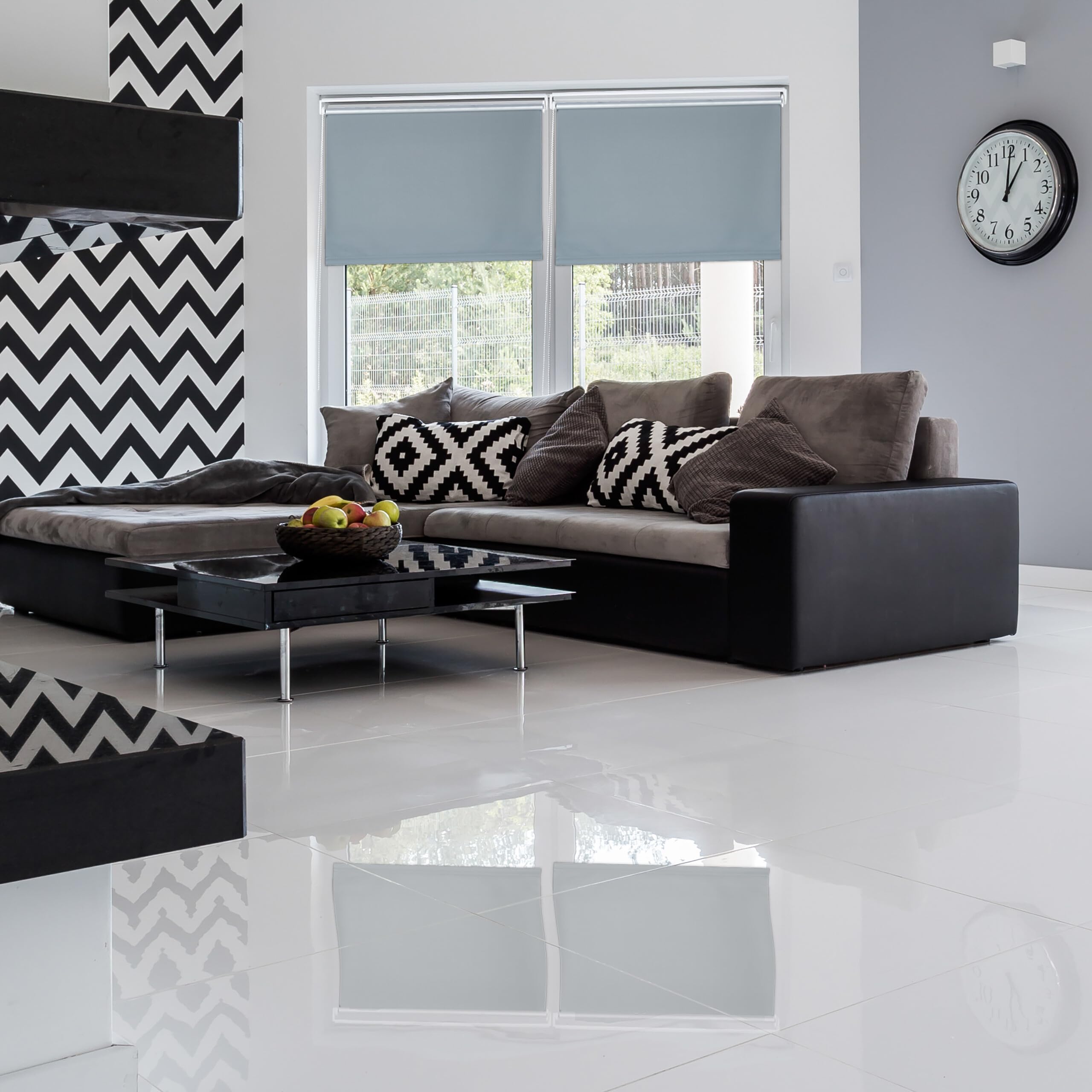 Relaxdays Tenda a Rullo per Interni Termica, Tendina Oscurante e Isolante, Catenella, 80x160cm, Tessuto L: 76 cm, Grigio