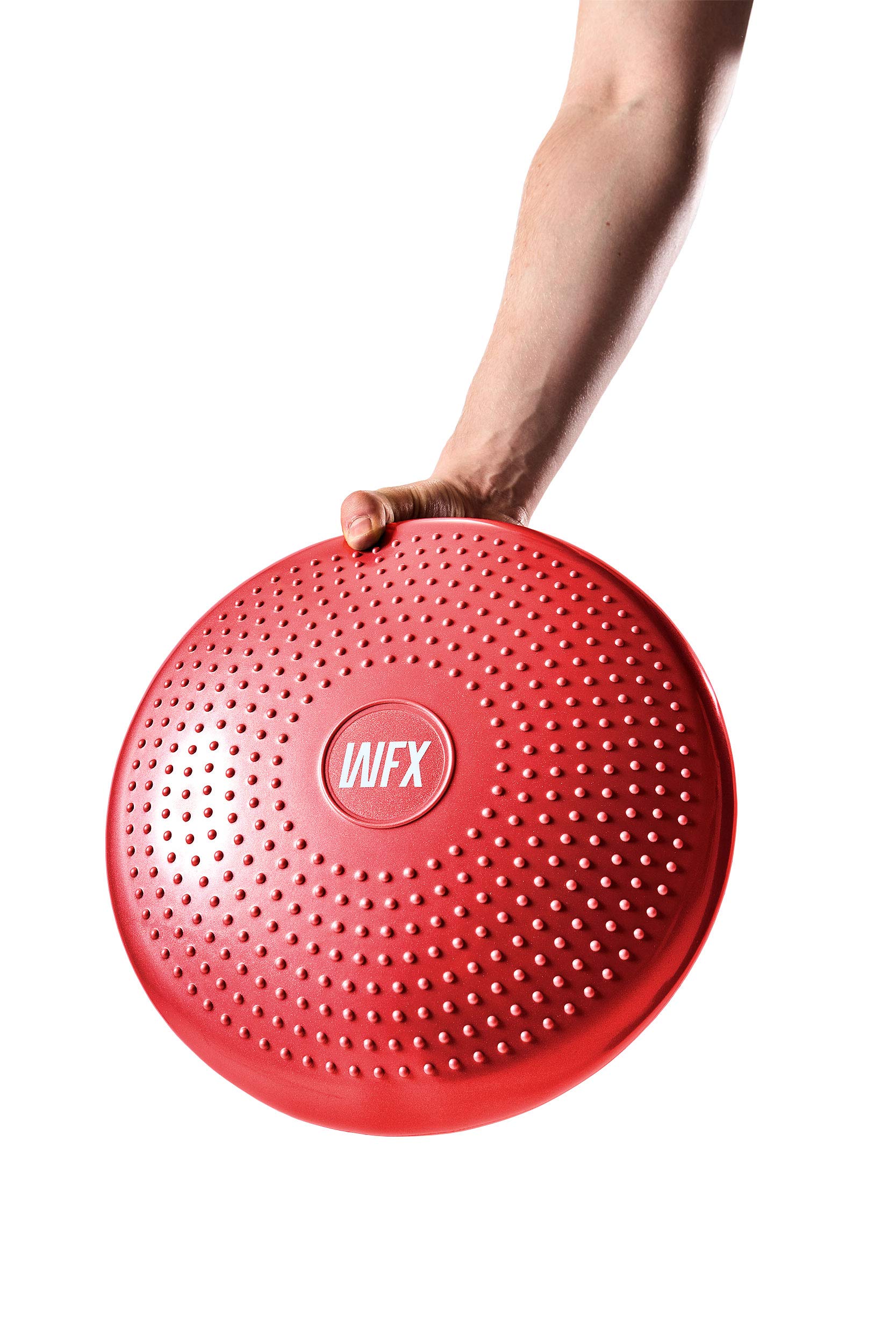#DoYourFitness Cuscino di Seduta con Pompa/Diametro: 33 cm/Cuscino a Sfera con rilievi per Il miglioramento della Postura e l’Equilibrio. in PVC Lavabile, Antiscivolo/Disponibile in Diversi Colori