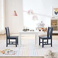 Vista 12 de MUSEHOMEINC Sillas infantiles para niños pequeños, sillas de madera para jugar o actividad, juego de 2, sillas de actividades para niños/sillas