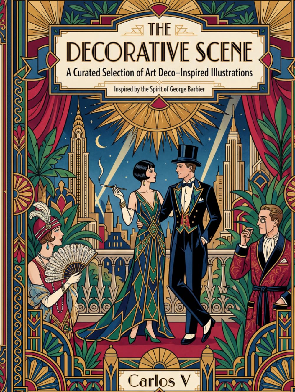 Illustrations Art Deco de collection THE DECORATIVE SCENE George Barbier