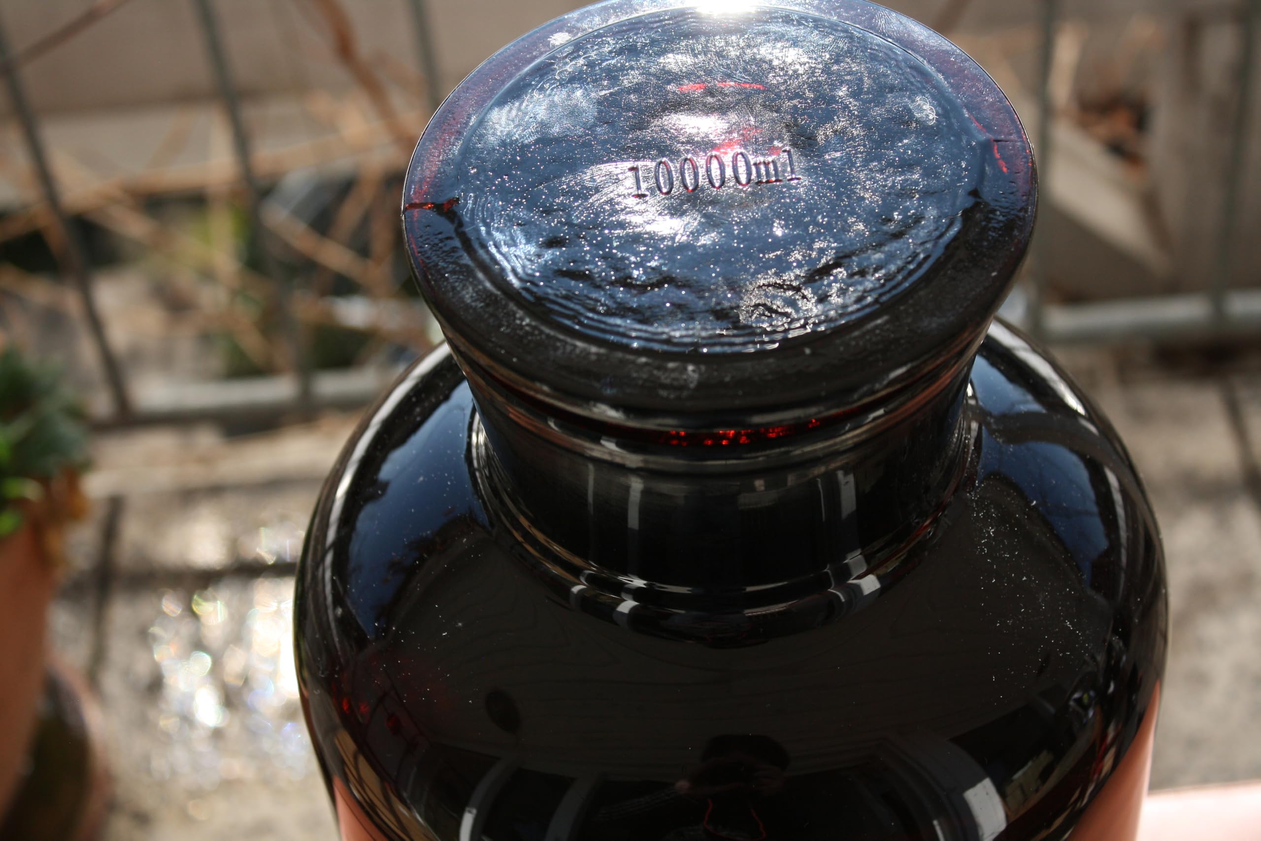 Generisch Apothekerflasche 10 L, Weithals, Braunglas
