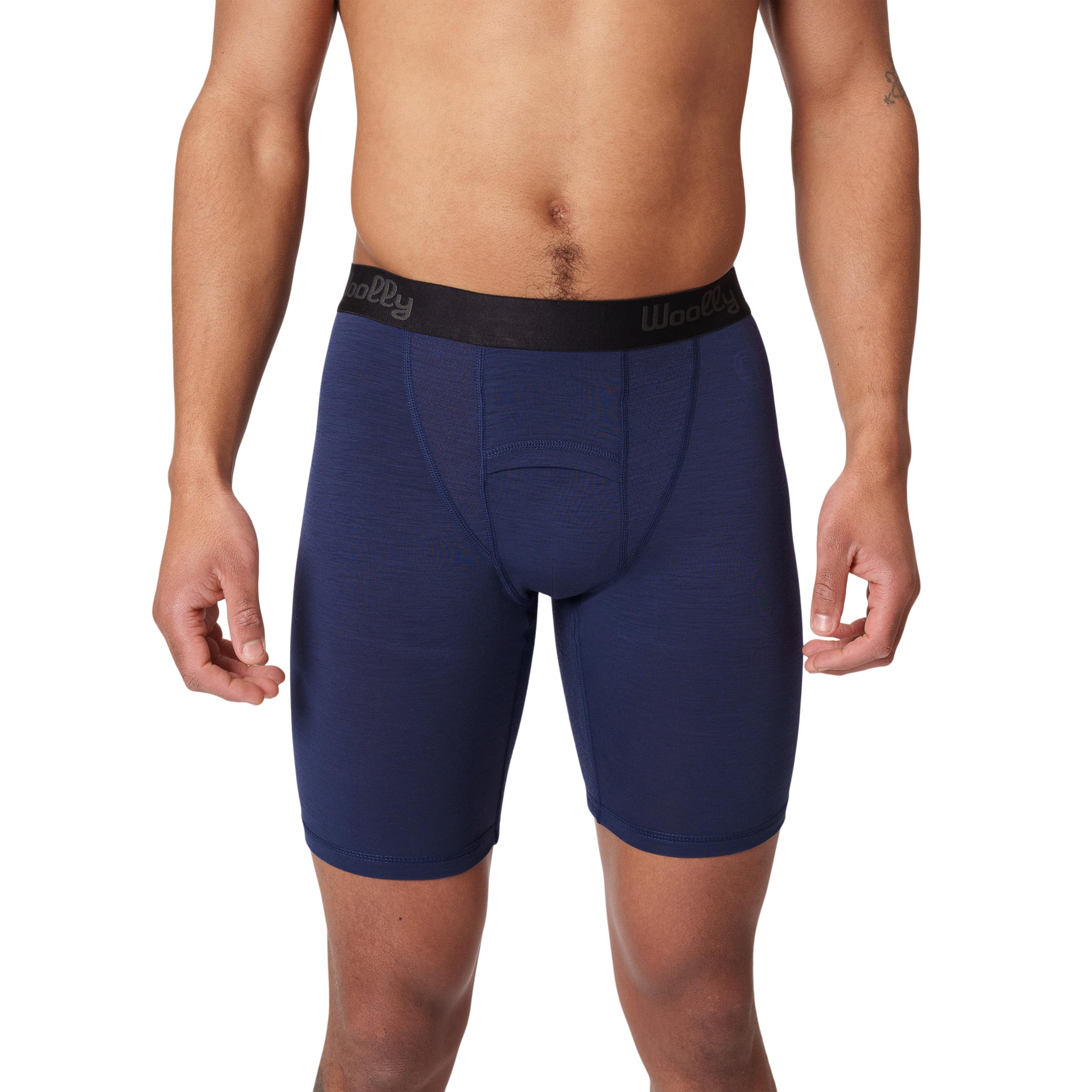 Woolly Men's 100% Merino Wool Active Boxers for Everyday, RWS Certified