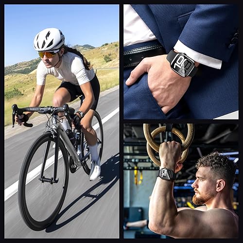 Miniatura 8 de Protector de pantalla de vidrio templado compatible con Apple Watch (45mm)