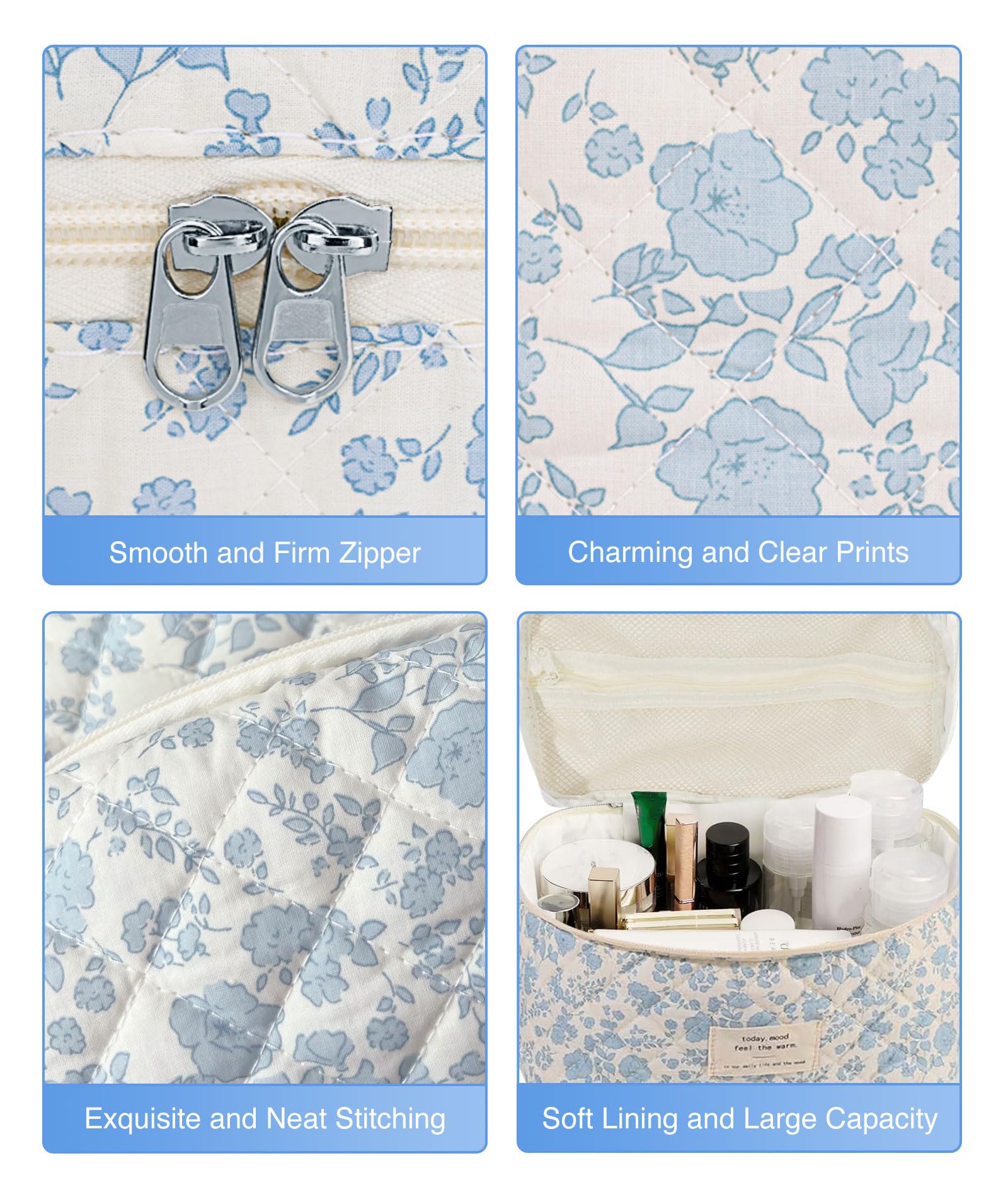 3-Piece Makeup Bag Set - Image 3
