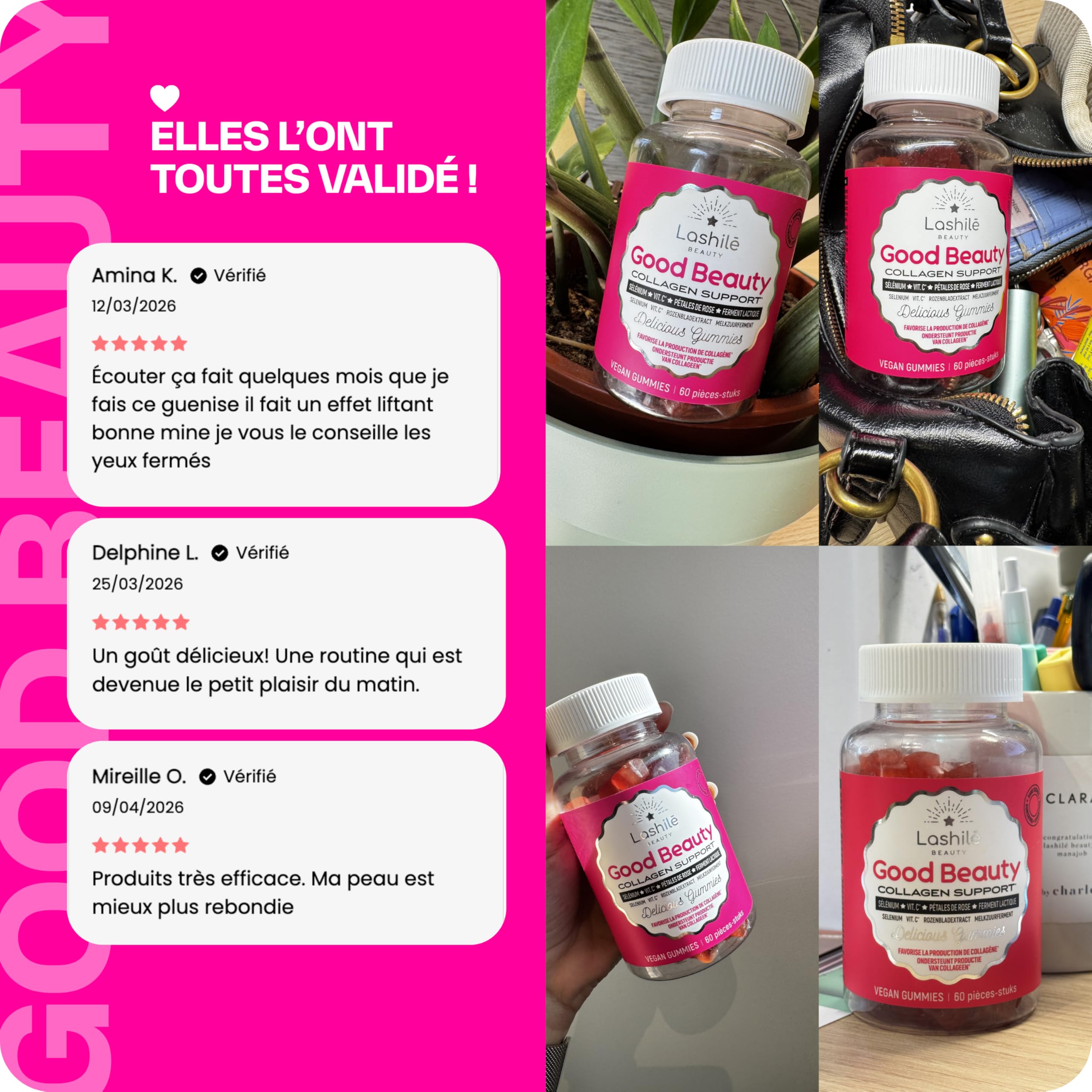 Lashilé Beauty Good Beauty Collagène Éclat Fermeté Peau & Ongles