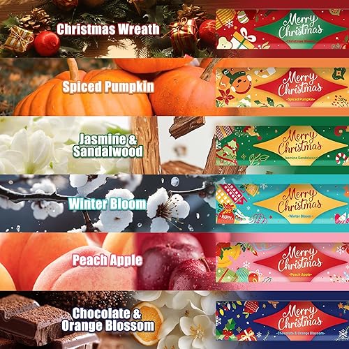 Miniatura 2 de Incienso, varillas de incienso perfumadas, regalos de incienso, sándalo, pachulí, violeta africana, fresa, jazmín, cereza silvestre, paquete de 120