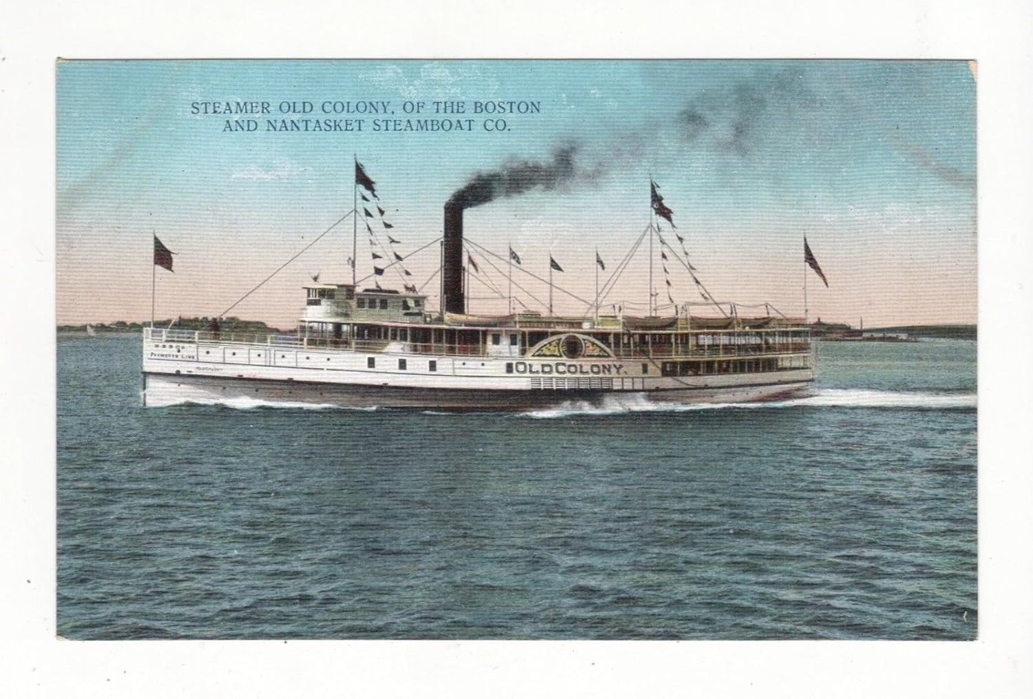 Steamer Old Colony, Boston, Nantasket Co. Antique Postcard N3979 at Amazon's Entertainment