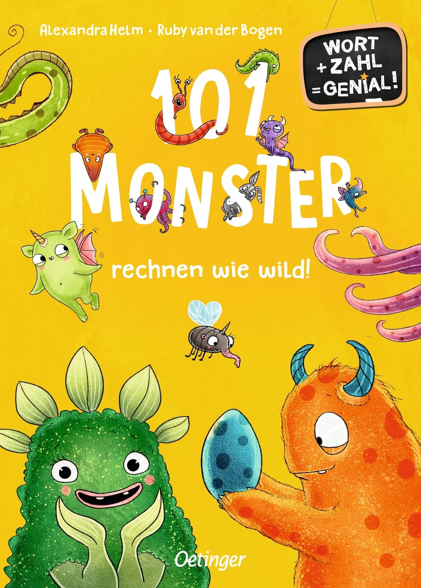 Ruby van der Bogen – 101 Monster rechnen wie wild! Wort + Zahl = genial! Level 1 – Erstlesebuch