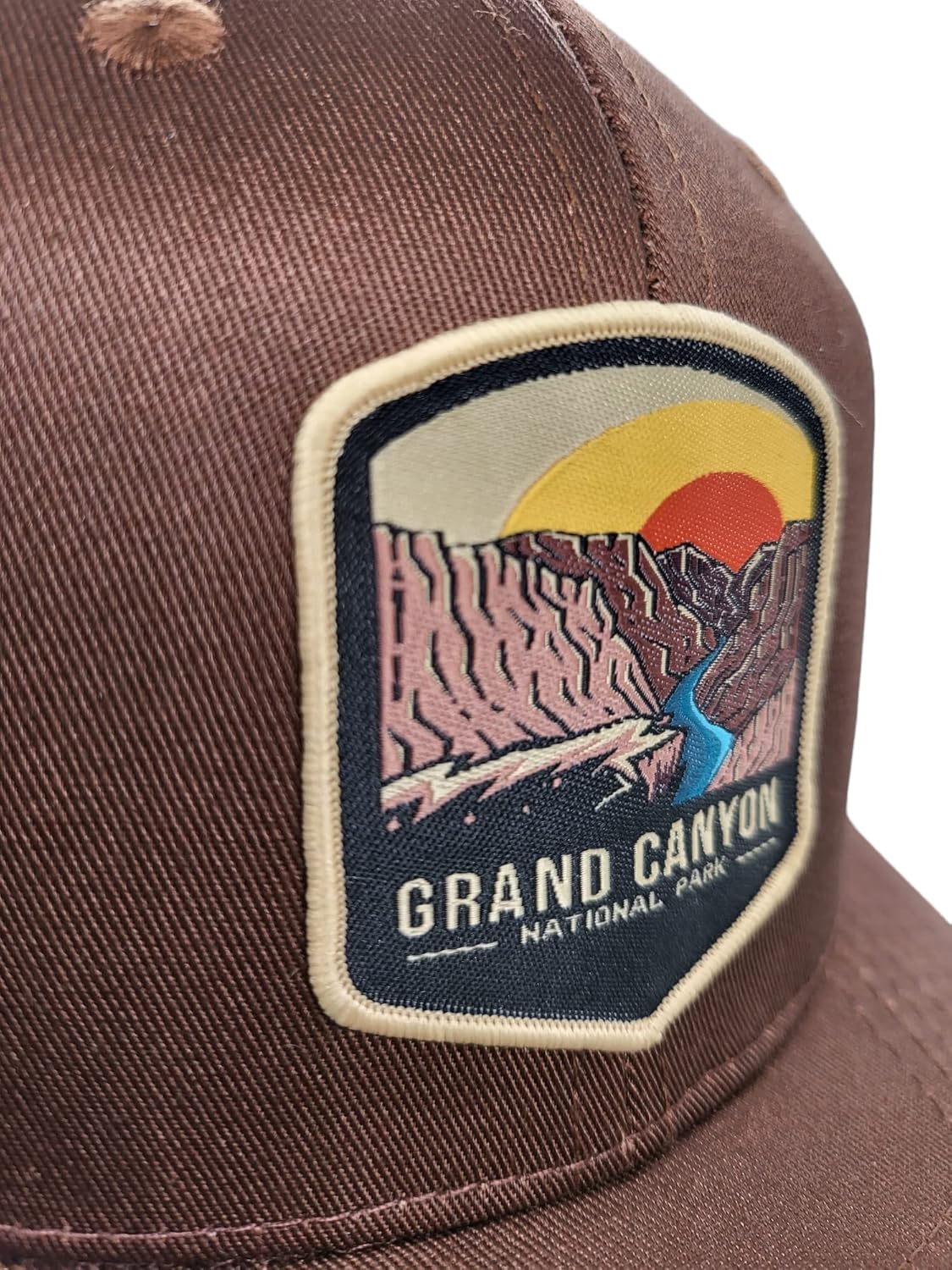 Grand Canyon Trucker Hat w/Mesh Backing National Park Woven Patch