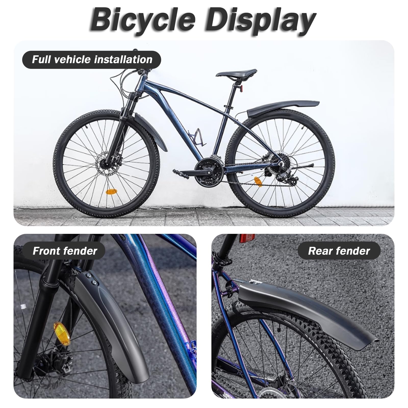 GLSDC Fahrrad Schutzblech Set für Haibike XDURO NDURO 2017
