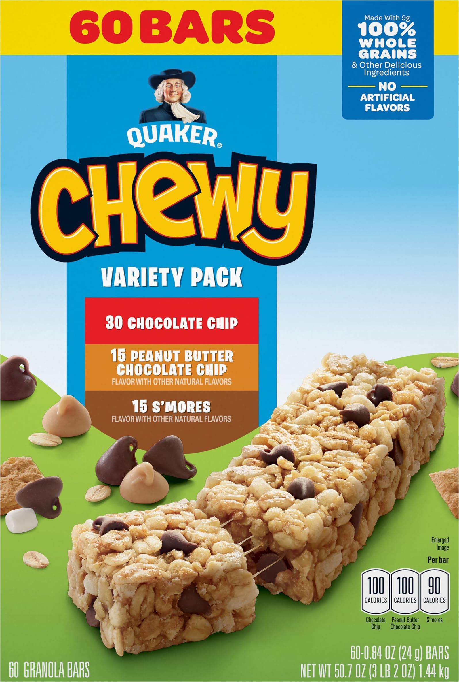 Camp Chewy Granola Bars Variety Pack (60 Count)
