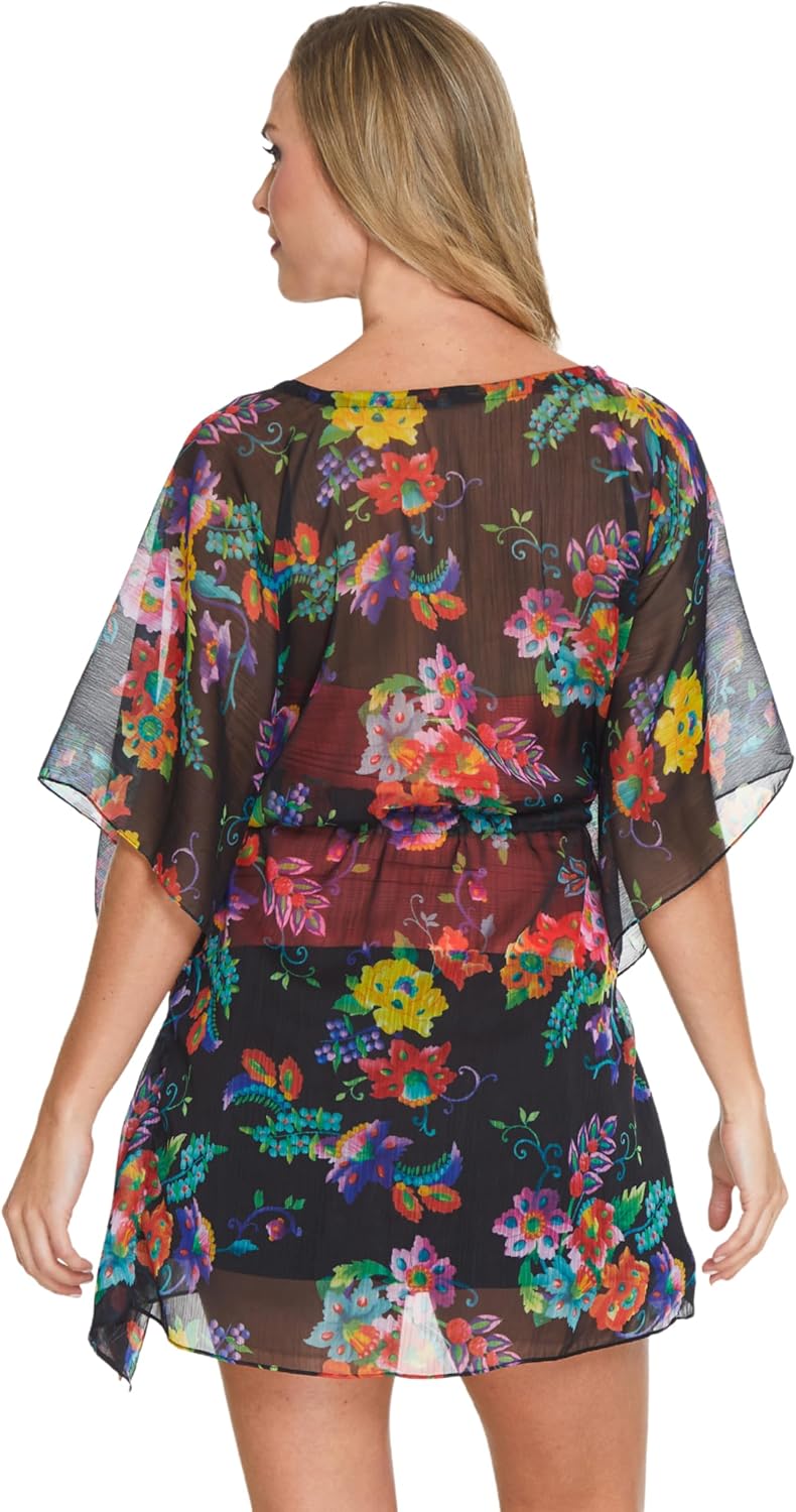 Nine West womens Swim Cover Up Sheer Beach Dress