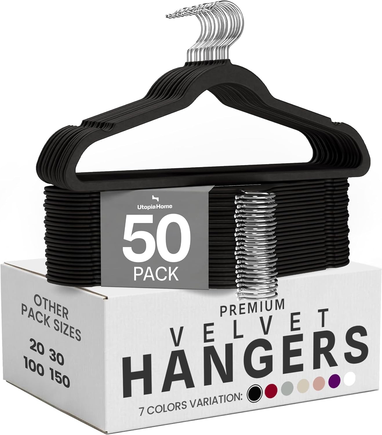 Honest review of Utopia Home Velvet Hangers 50 Pack – Non-Slip Slim Black Hangers