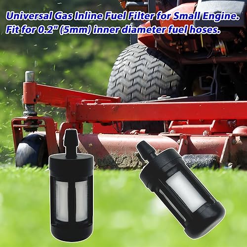 Miniatura 2 de Filtro de combustible de repuesto para motosierra Poulan Husqvarna Stihl de 2 ciclos, motor pequeño se adapta a línea de combustible ID de 0.2