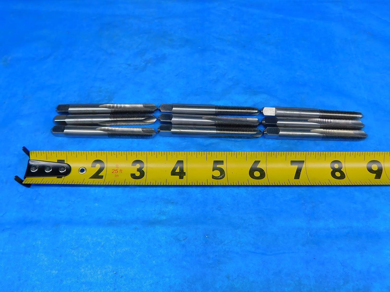9PC New 5/16 24 NF GH3 HSS Spiral Point Plug TAPS 2 Straight Flute .3125 - AR4872AR1