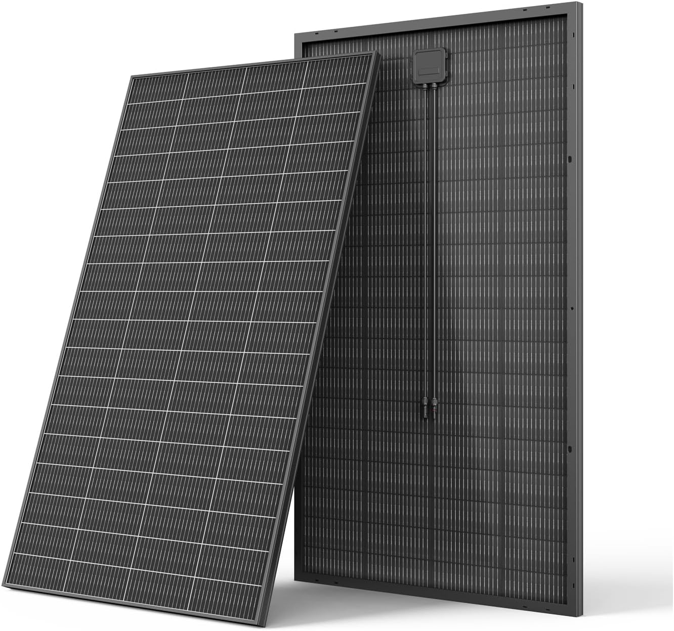 20W 12V Solar Panel Designed for 12V Off Grid System，High-Efficiency Monocrystalline 12V PV Module, White
