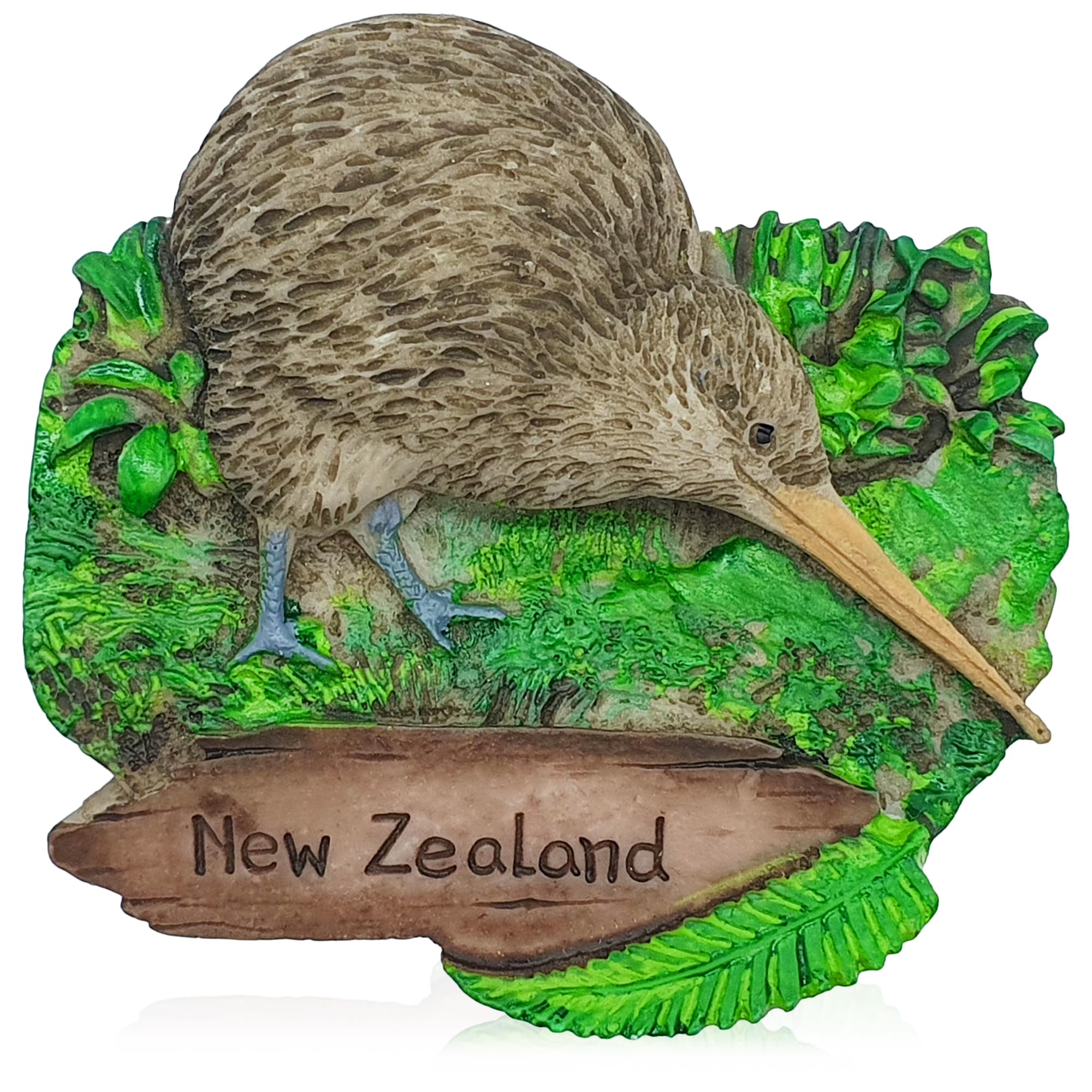 Maxi-Solutions New Zeland Kiwi Bird New Zealand 3D Kiwi Bird Fridge Magnet – Detailed Souvenir And Gift