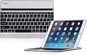 Sharon Skydd för Apple iPad 2017 iPad Air iPad Ultrathin Keyboard Cover Case med tangentbord | Aluminium | Tangentbord (tyska, QWERTZ) | Smart Cover funktion