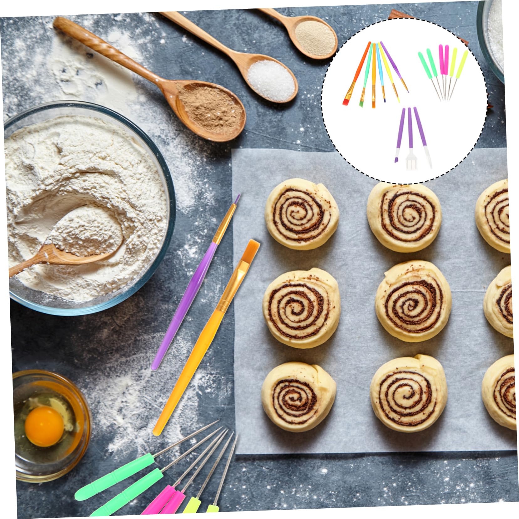 Cabilock 3sätze Fondant Cake Carving Set Teiliges Set Mit Nützlichen Schneide Und Modellierwerkzeugen Für Kreative Tortendekorationen Und Desserts Mildem Kunststoff Und Leicht Zu