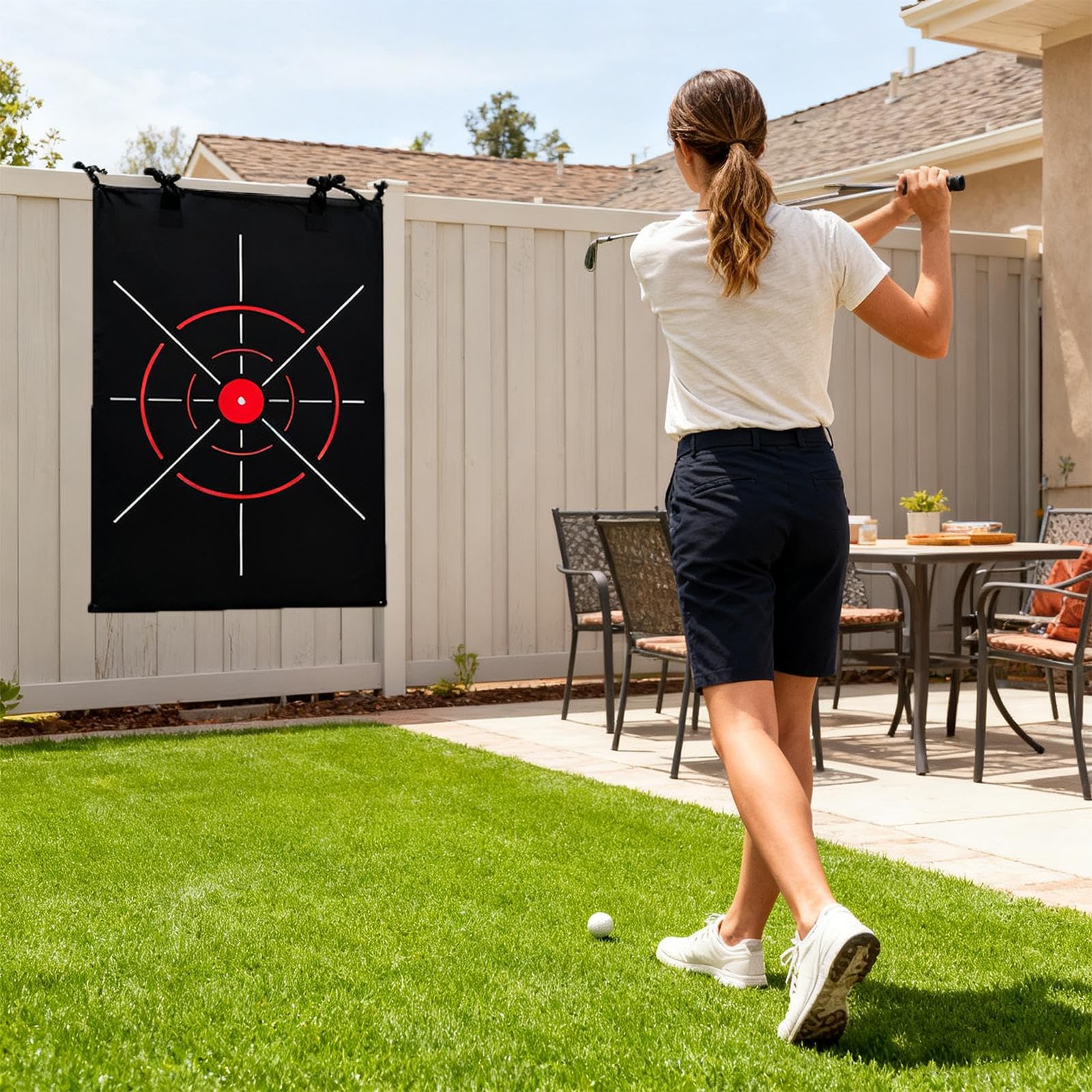Red De Práctica para Golf Objetivo De Entrenamiento para Uso En Interior Y Exterior
