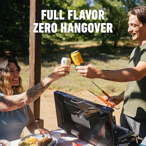 Miniatura 4 de Athletic Brewing Company Cerveza artesanal sin alcohol, dorado vegano y cobre estilo mexicano, cervezas bajas en calorías, 6 Upside Dawn y 6