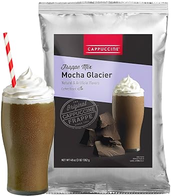 Cappuccine Mocha Glacier Frappe Mix, 3 Pound Pack of 1
