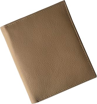 Euro Style Leather Wallets | Bifold Hipster | Credit Card Holders Beige