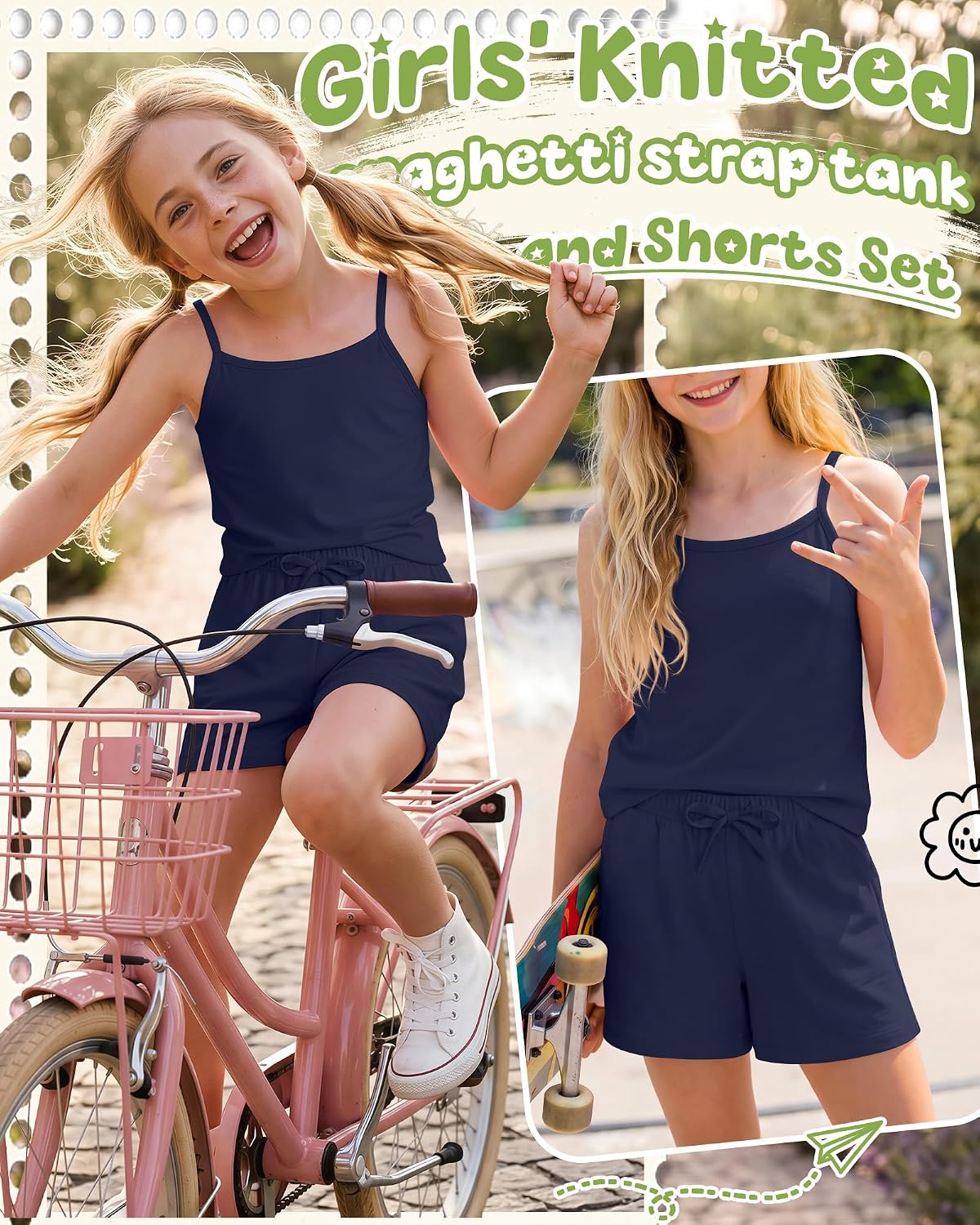 Girl's 2 Piece Summer Outfits