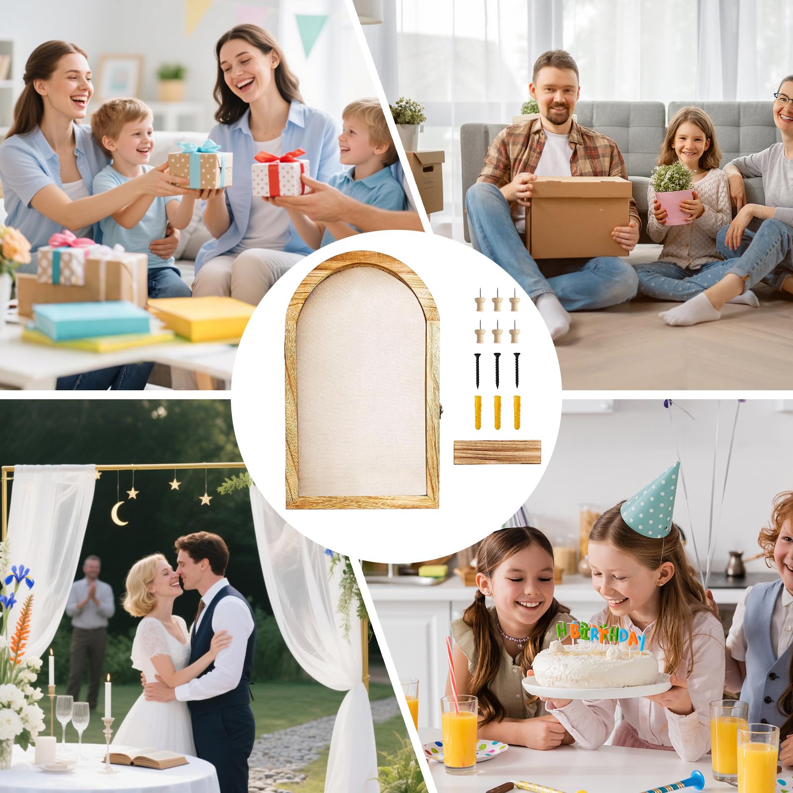 Pudełko Na Ramki 3D Do Zdjęć Łukowa Oprawa 3D na Fotografie