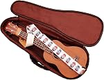 MUSIC FIRST Cute Cartoon "Shiba Inu et Sakura" Housse ukulélé pour chien ukulele sac ukuléle, Original Design(Fit for 21 inch Soprano Ukulele, Bleu)