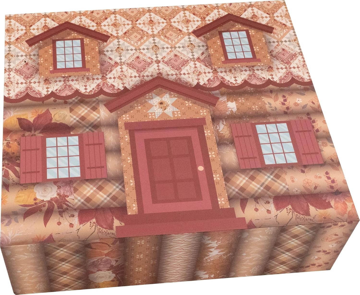 Modern Prairie Evening on The Prairie Laura's Log Cabin Quilt Kit Riley Blake Designs KT-16740