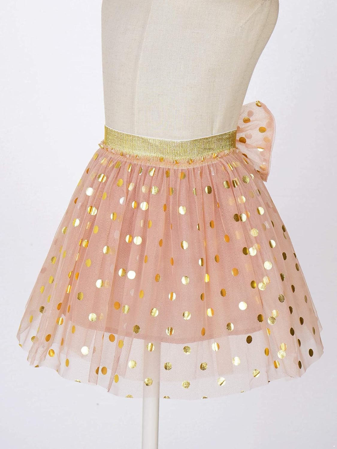 Infant Girls Layered Tutu Skirt Toddle Sequins Tulle Dance Skirts Evening Party Mini Skirts