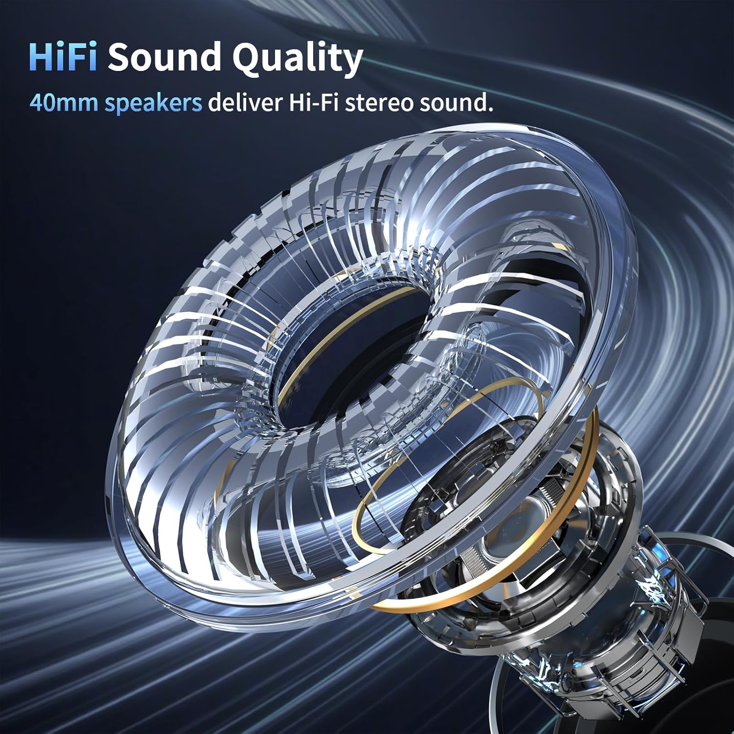 Fodsports T1 PRO Motorcycle Intercom V5.4 with Music Sharing, One-Click Switching for 4 Functional Modes, 6-Way Motorcycle Helmet Headset, FM/5 Stickers/Noise Cancellation/Stereo Music, 2 Pack