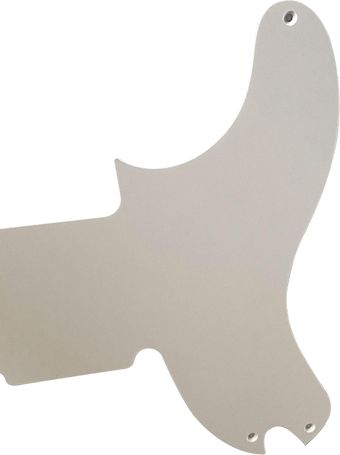 Guitar Parts For Fender Telecaster Precision Bass Style Guitar Pickguard (1 Ply White)