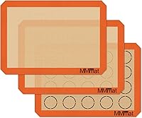 Vista 10 de Alfombrilla de silicona para hornear - Mejor silicona alemana - Lámina de silicona antideslizante, esteras de silicona reutilizables antiadherentes