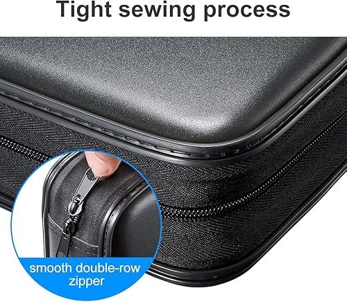 Miniatura 6 de SANWA Funda de CD de capacidad para 400, fundas grandes para CD, caja de almacenamiento portátil de DVD VCD, bolsa portátil con cremallera, cartera