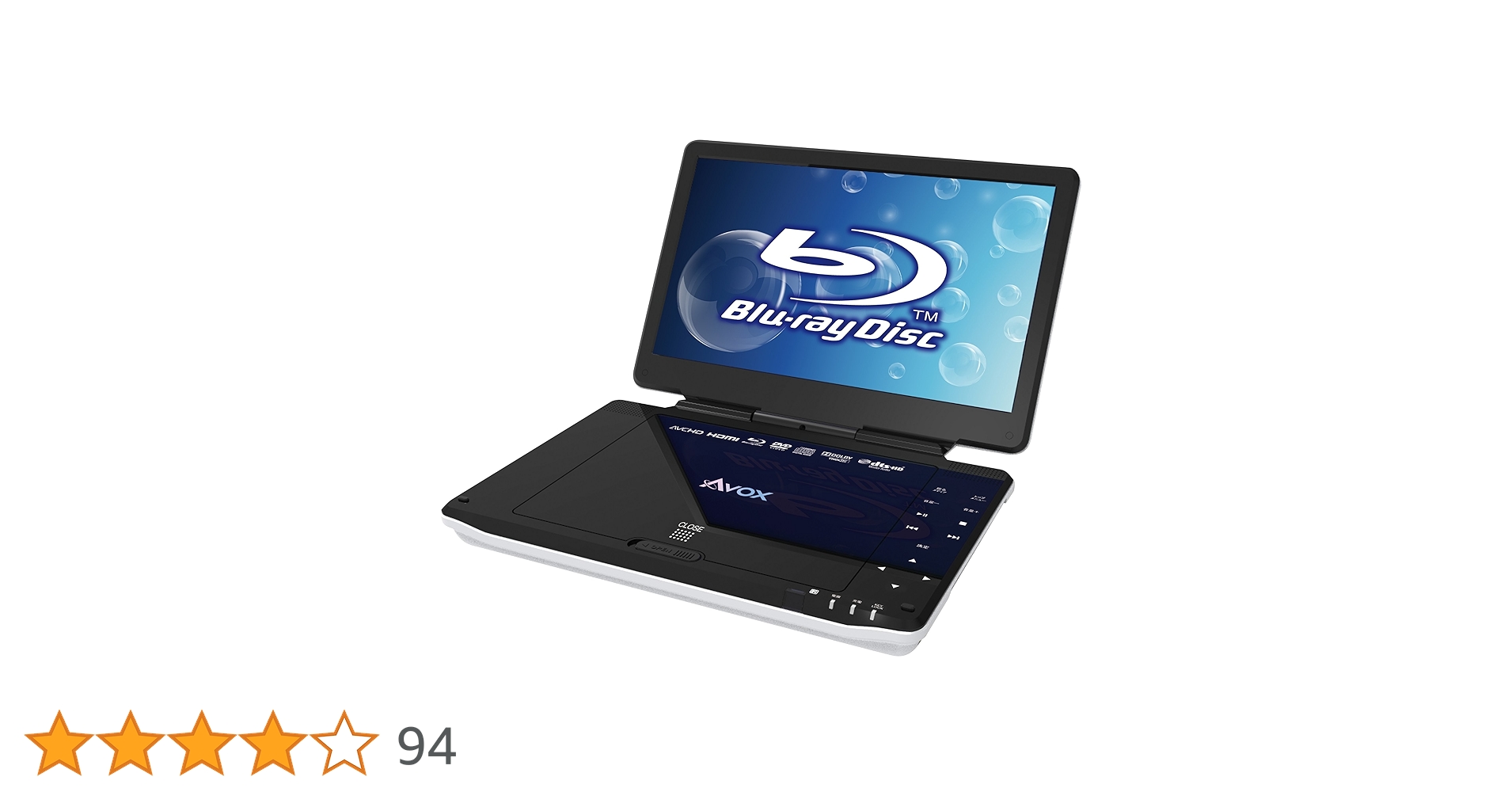 C1243 ポータブルブルーレイプレーヤー APBD-F1020HW C1243