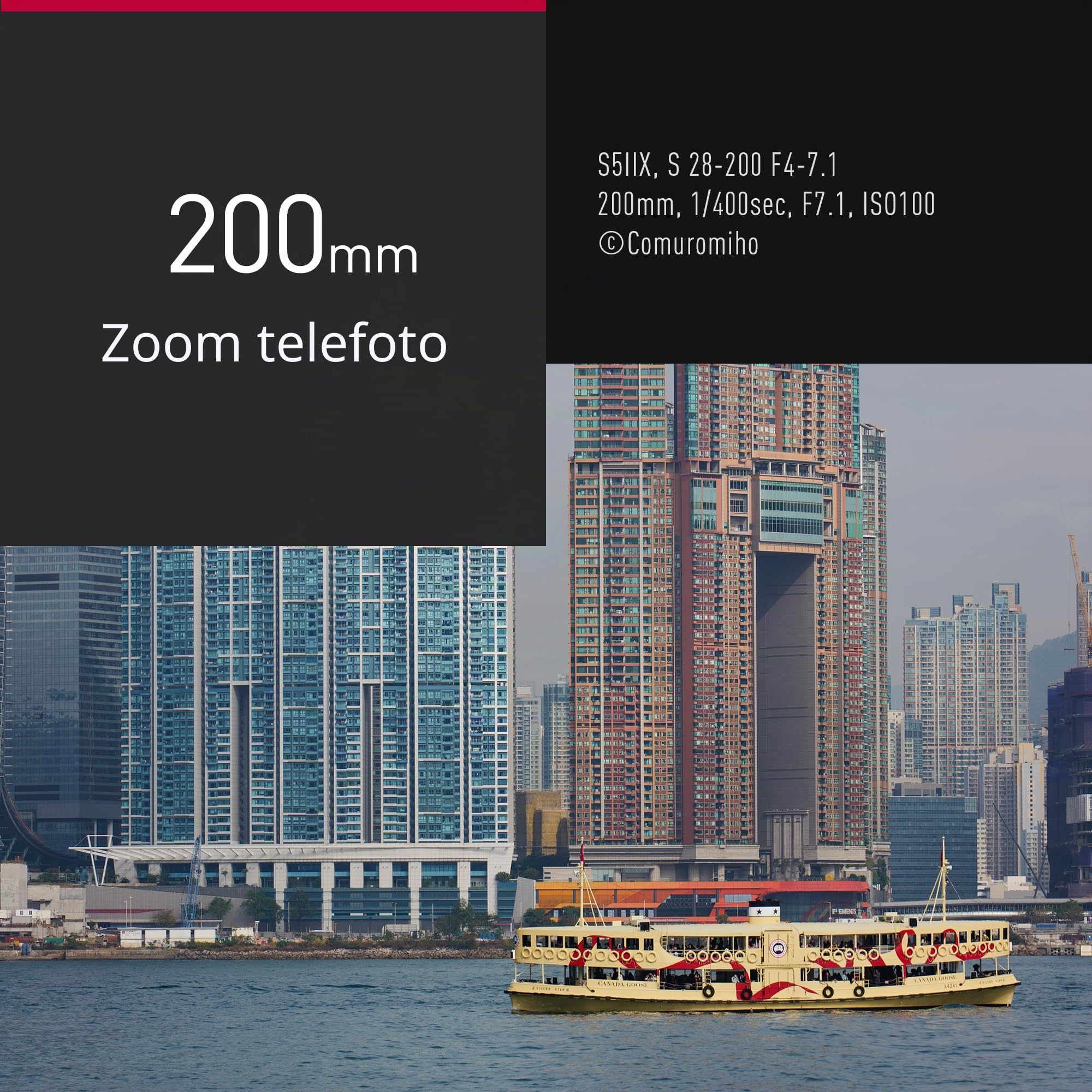 PANASONIC Objectif Lumix S 28-200mm f/4.0-7.1 Macro