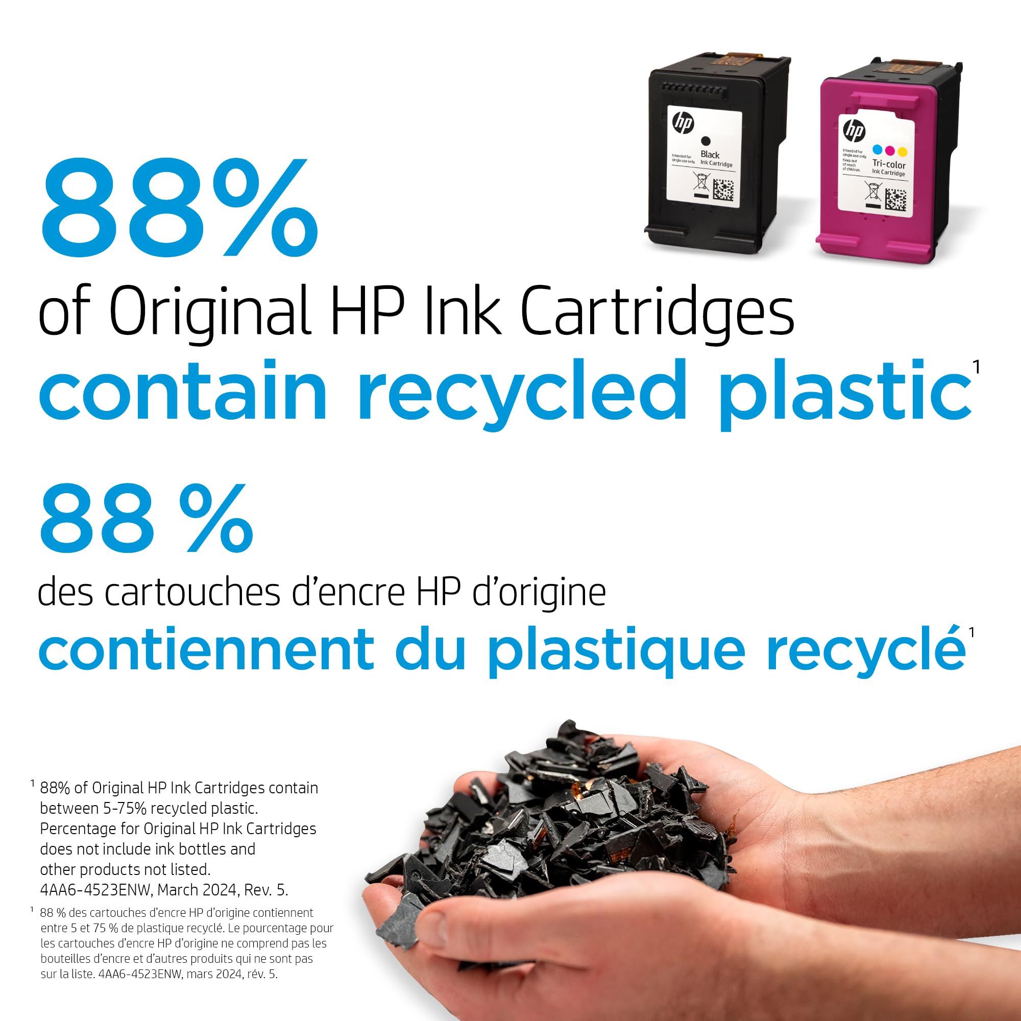 HP 910 Cyan, Magenta, Yellow Ink Cartridges for HP Printers (3-pack) | Works with Printer Series: OfficeJet 8010, 8020 Series, OfficeJet Pro 8020, 8030 | Eligible for Instant Ink | 3YN97AN