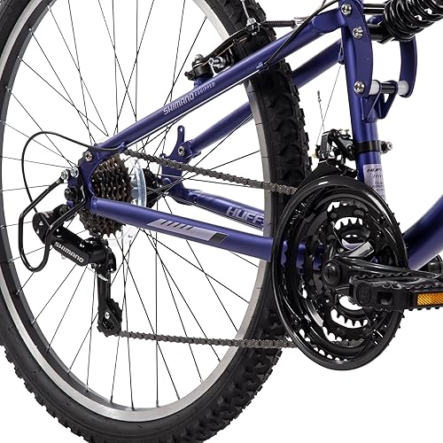Miniatura 106 de Huffy Stone Mountain Hardtail Mountain Bike for Boys/Girls/Men/Women, 20"/24"/26" Sizes, 6 or 21 Speed Shimano Twist Shifting, Front or Dual