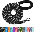 Foto di Guinzaglio per Cani, 1.2M 1.5M 2M 3M 5M 10M 15M 20M 30M Lungo Nylon Guinzaglio Cani Resistente Leggero con Comoda Impugnatura, Riflettente Lunghina Cane, Adatto per Cuccioli, Piccoli, Medi e Grandi