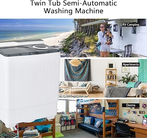 Miniatura 2 de Generic FP10355-GR Lavadora portátil, Gris